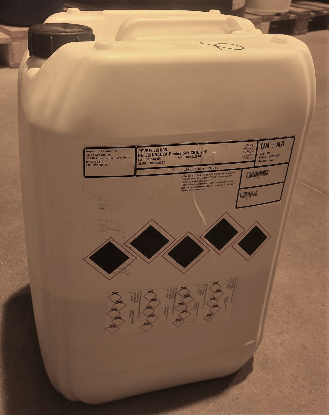 Extrait hydroglycériné d'Échinacée BIO - 23.848Kg