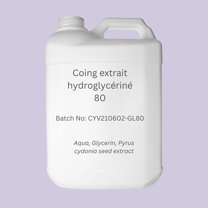Coing extrait hydroglycériné 80 (400598) - 24.3Kg