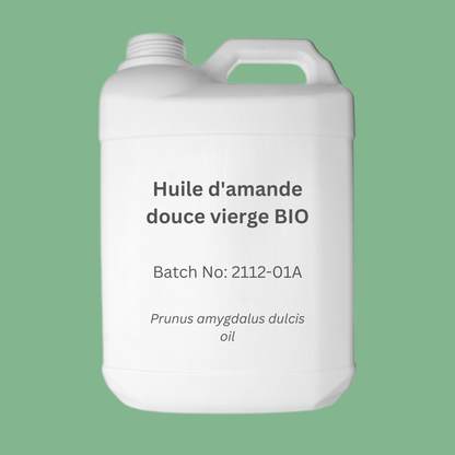 Huile d'amande douce vierge BIO - 8.48Kg
